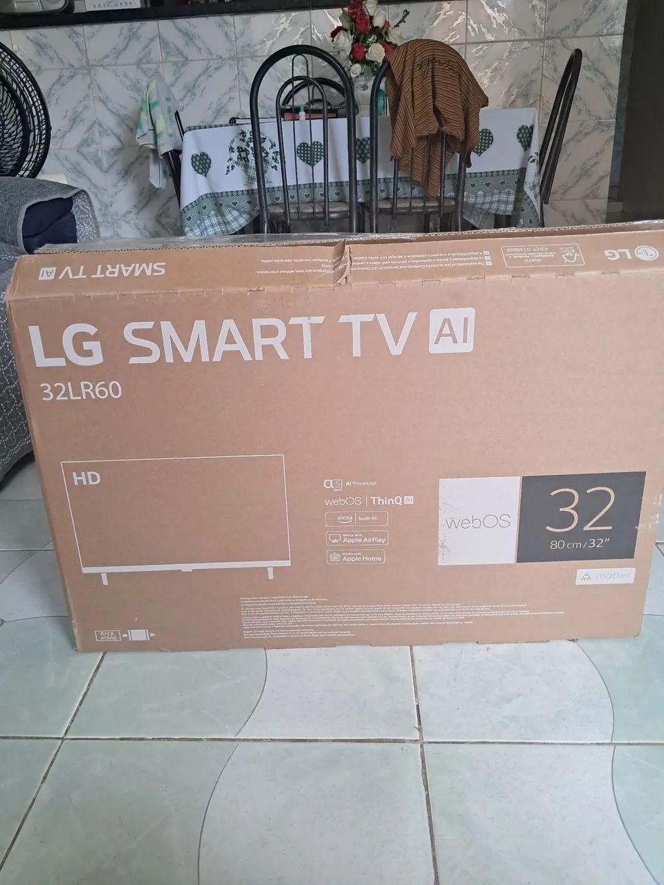 VENDO TV LG 32 POLEGADAS SEMINOVA COM GARANTIA ESTENDIDA DE 2 ANOS DO FABRICANTE  - Foto 3