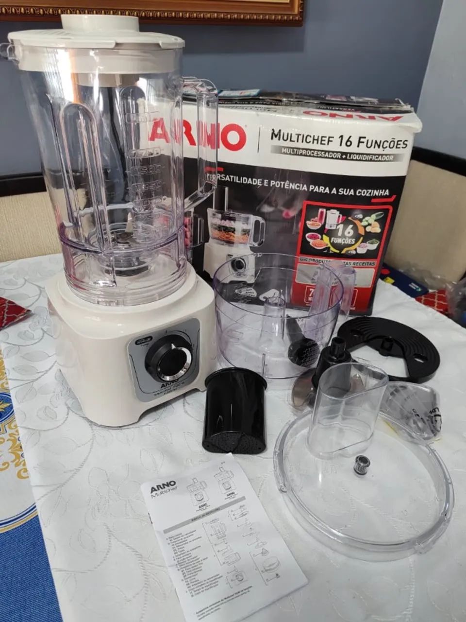 Multiprocessador Arno 700w 16 Funções Marfim Mp62 | Arno - Foto 3