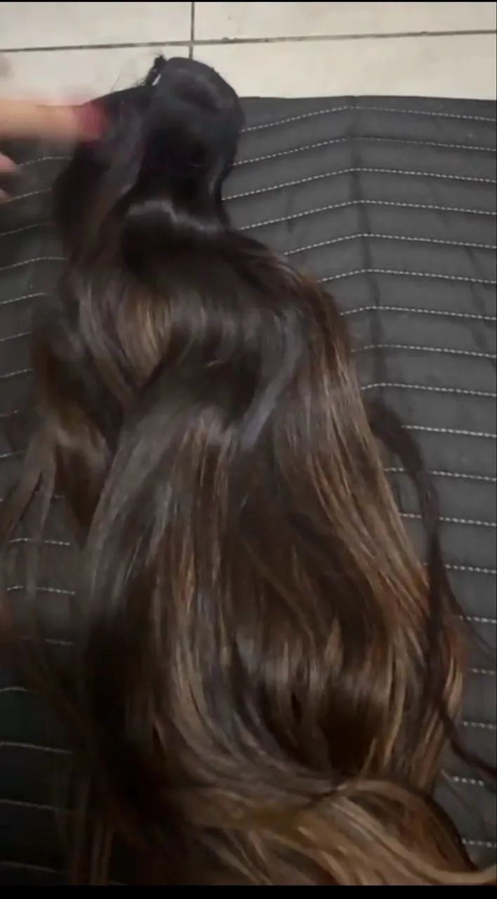 Mega hair humano brasileiro  - Foto 4