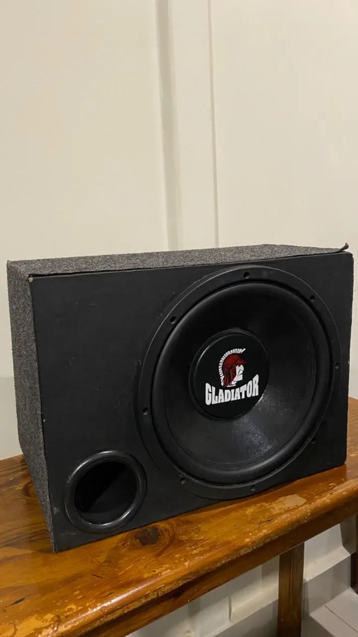 Caixa Dutada com Subwoofer Gladiator 12" + Engate Rápido - Foto 3