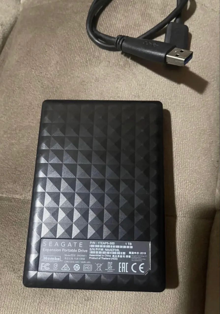 HD EXTERNO 1TB SEAGATE C/ CASE - Foto 3