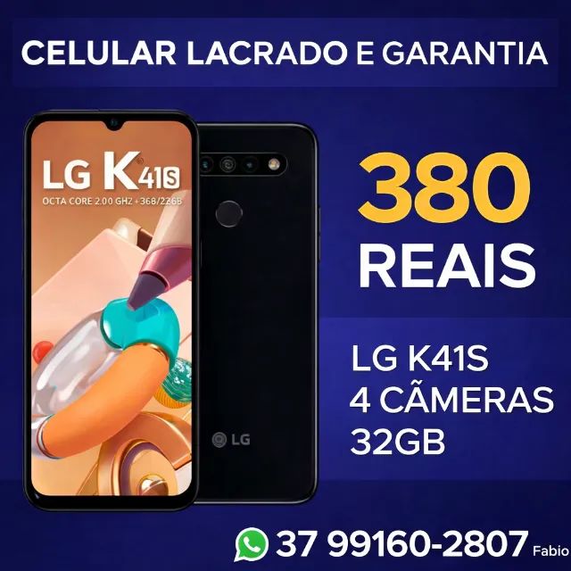 CELULAR LG K41S 32 GBM 4 CAMERAS
