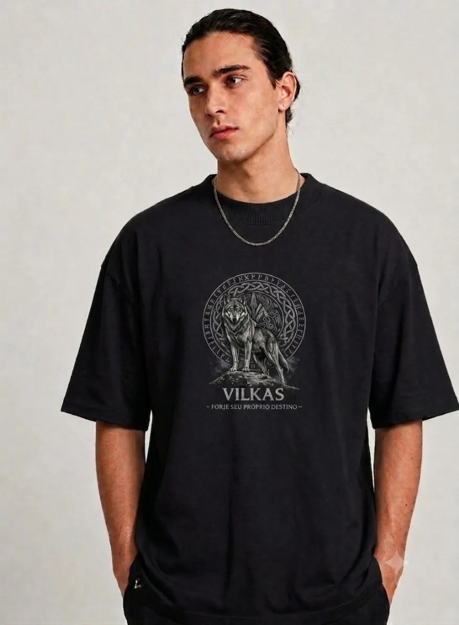 Camisa oversized Vilkas algodão 30.1 