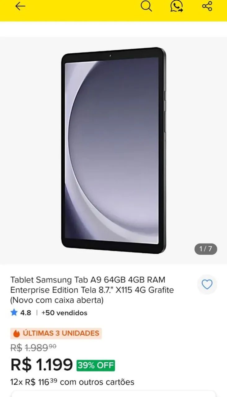 Tablet Samsung - Foto 3