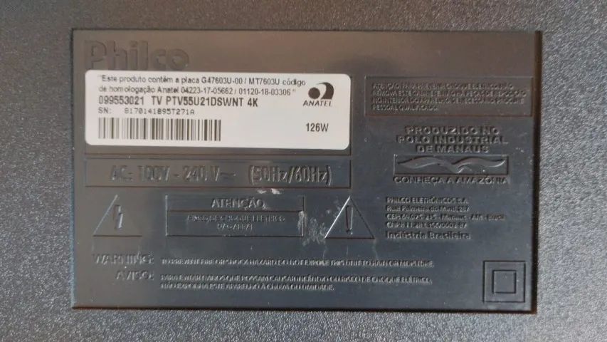 TELEVISÃO PHILCO SMART 55 POLEGADAS ( FAVOR LER O ANÚNCIO ) - Foto 3