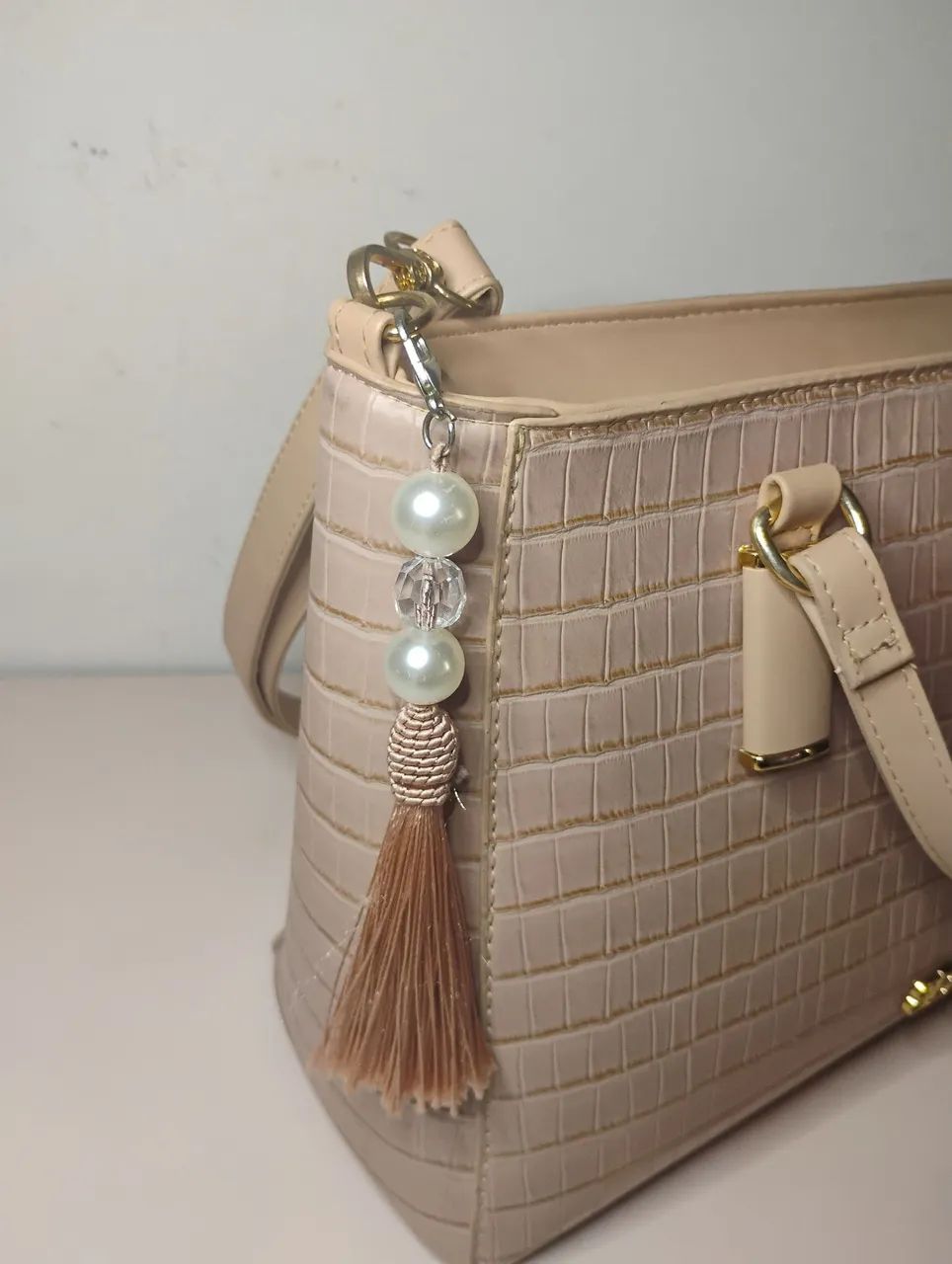 Bolsa Rosa Grande Feminina  - Foto 4