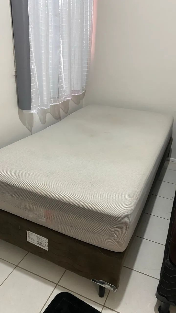 Cama solteirão - base e colchão - Foto 2