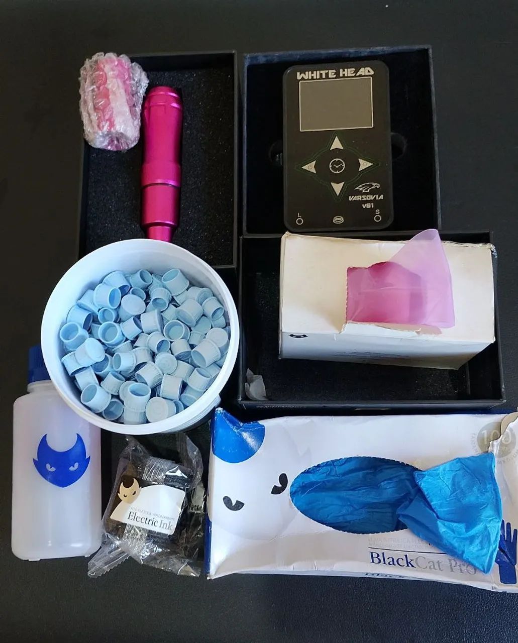 Kit de Tatuagem com Maca Portátil (Maleta)