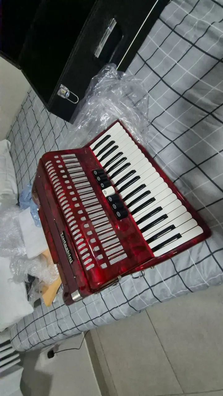 Vendo sanfona nova 80 baixos - Foto 4