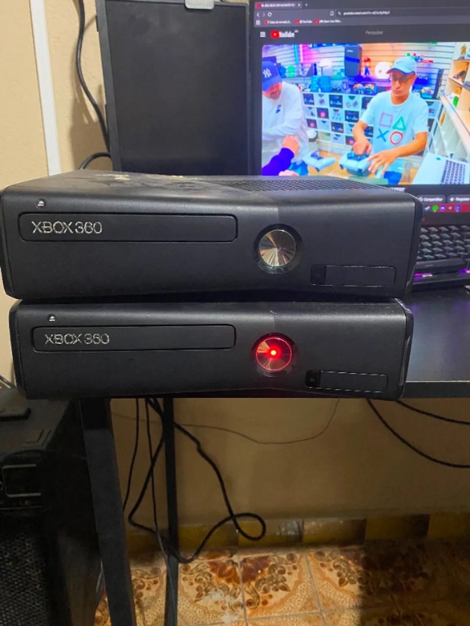 kit 2 xbox 360 com defeito
