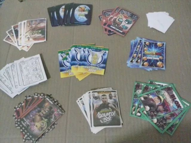 Lote Com 100 Cards - Várias Coleções - Cards De Banca - Foto 2