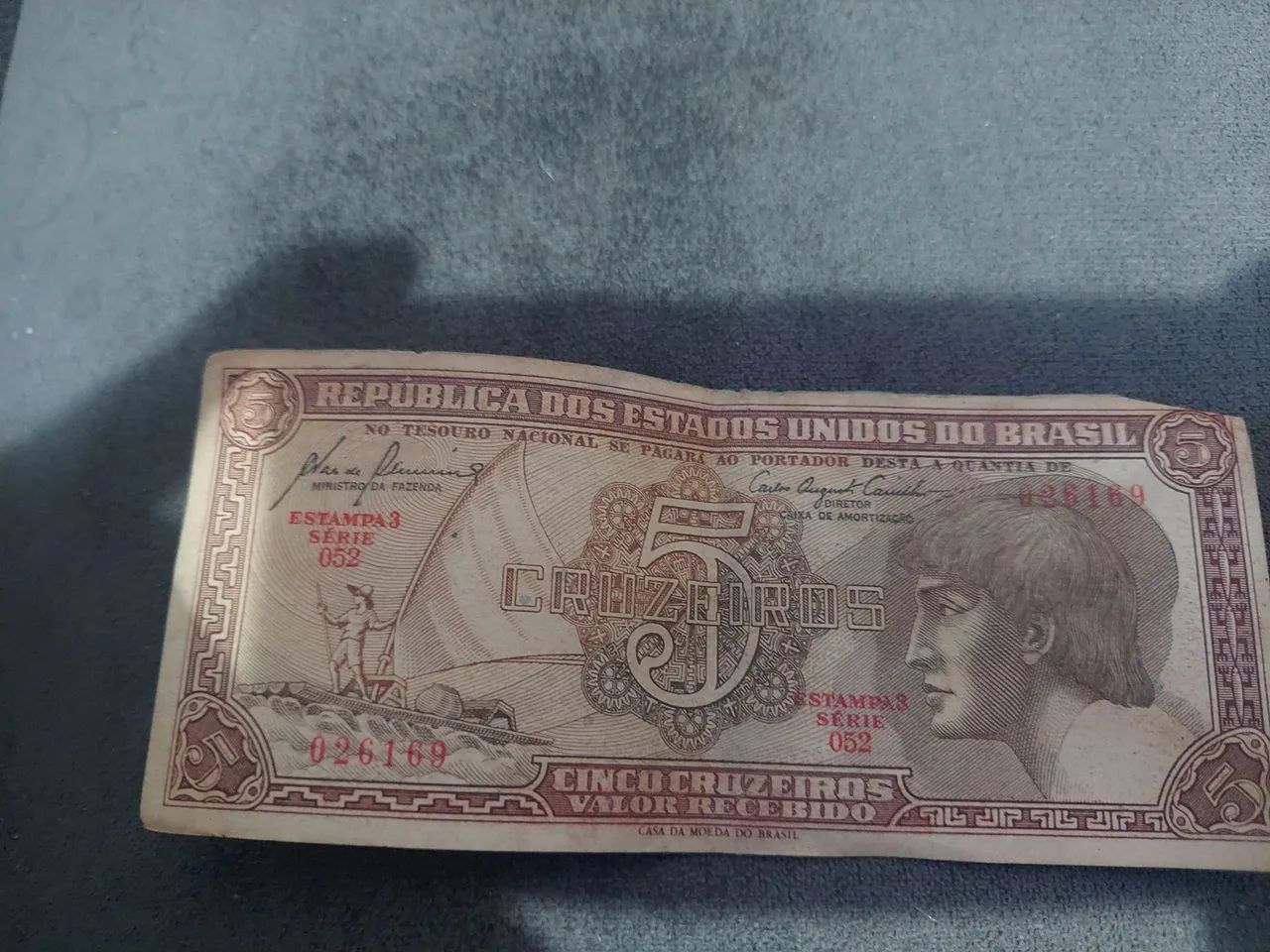 Moeda e cédula antiga  - Foto 5