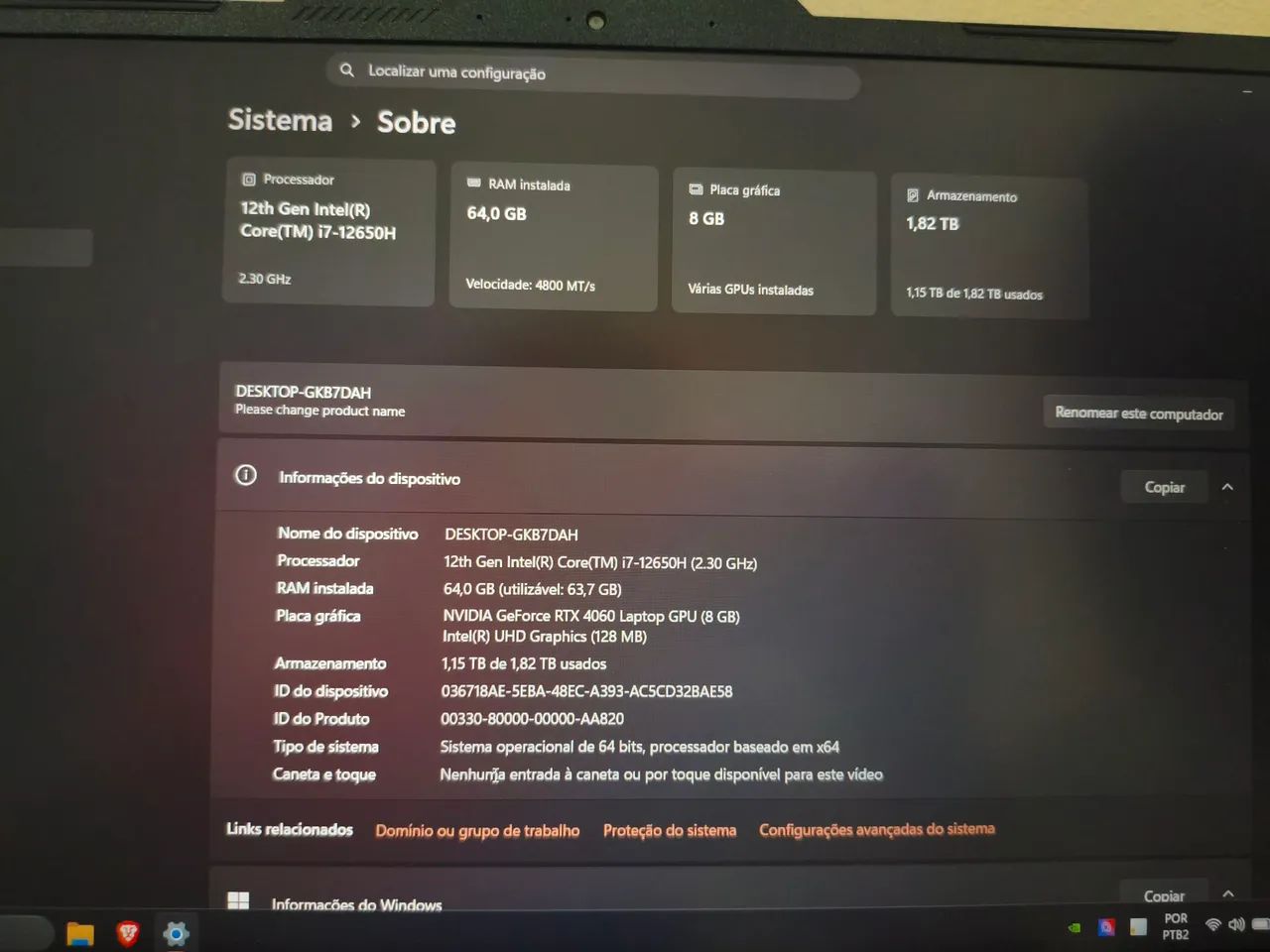 Notebook gamer MSI Cyborg 15 - Foto 3