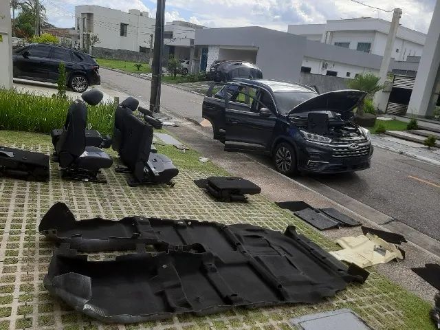 Higienização interna de carros 