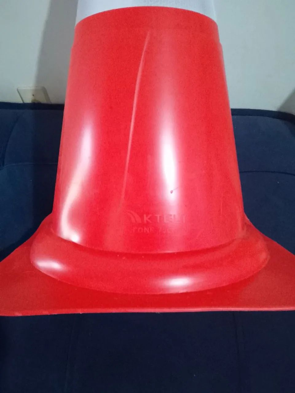 Cone de trânsito modelo grande flexível  - Foto 4