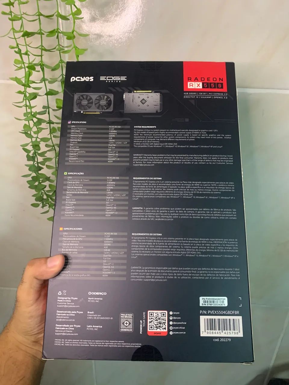 Rx 550 4GB Lacrado!! - Foto 2