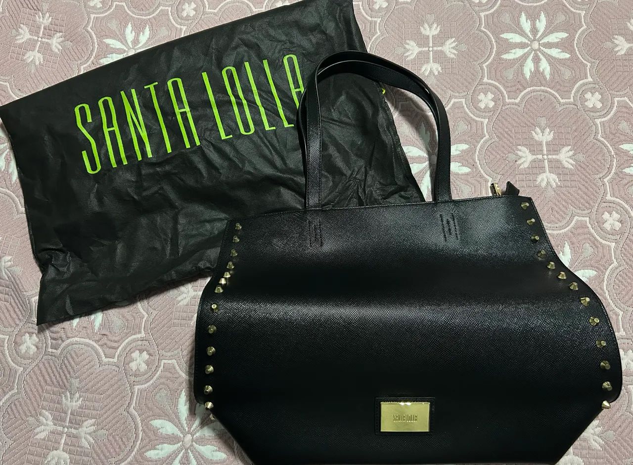 Bolsa ombro Preta - Santa Lolla 