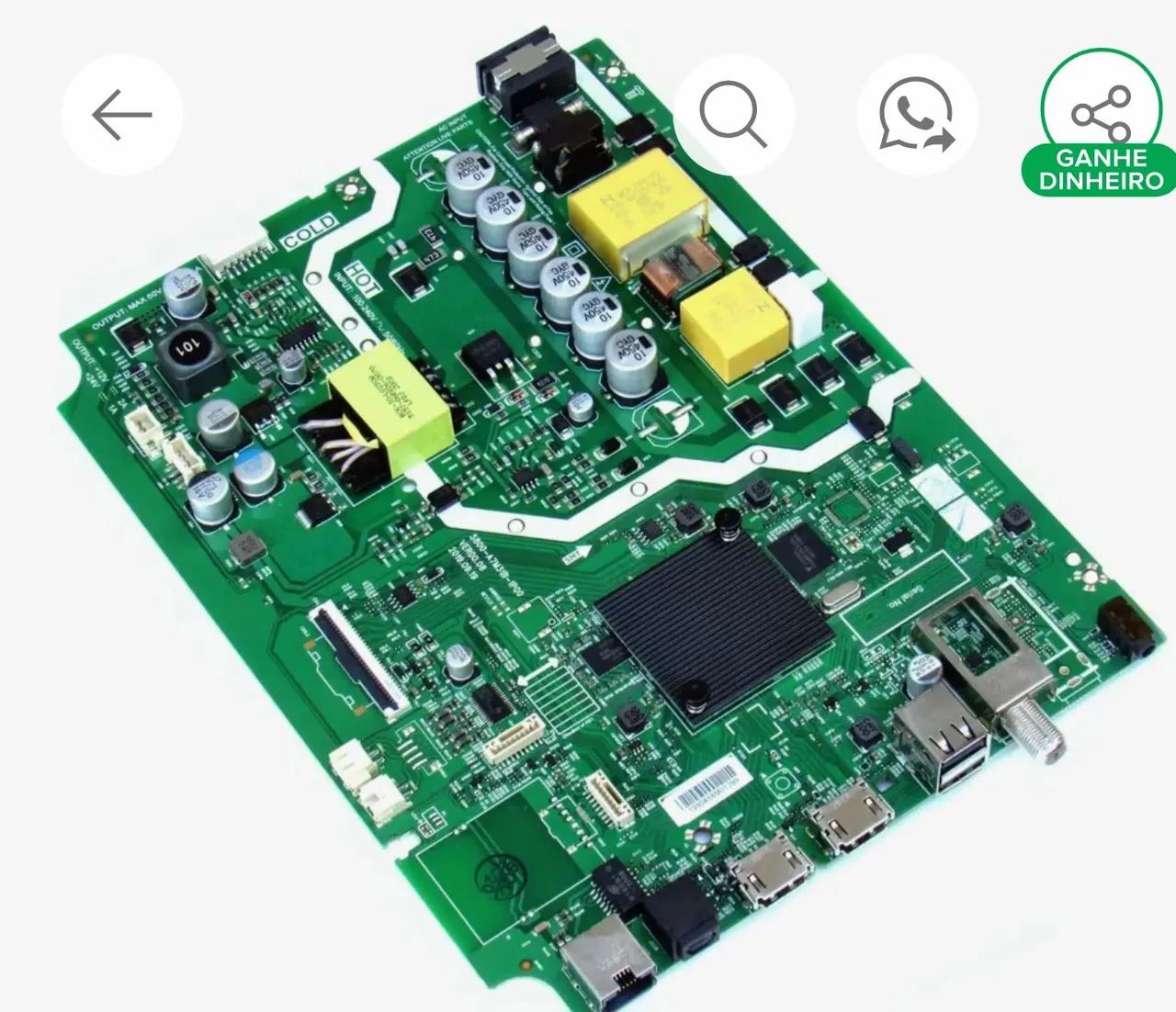 Placa principal PTV32E20AGBL  PHILCO  - Foto 3