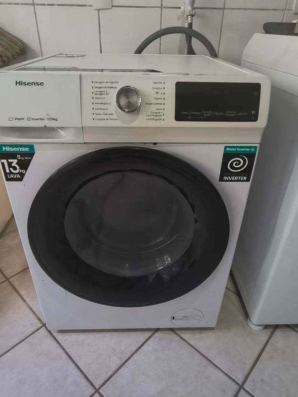 Lava E Seca  Hisense 13kg Inverter
