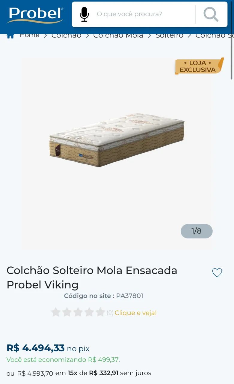  Cama Solteirão Completa Probel LUXURY - Foto 5