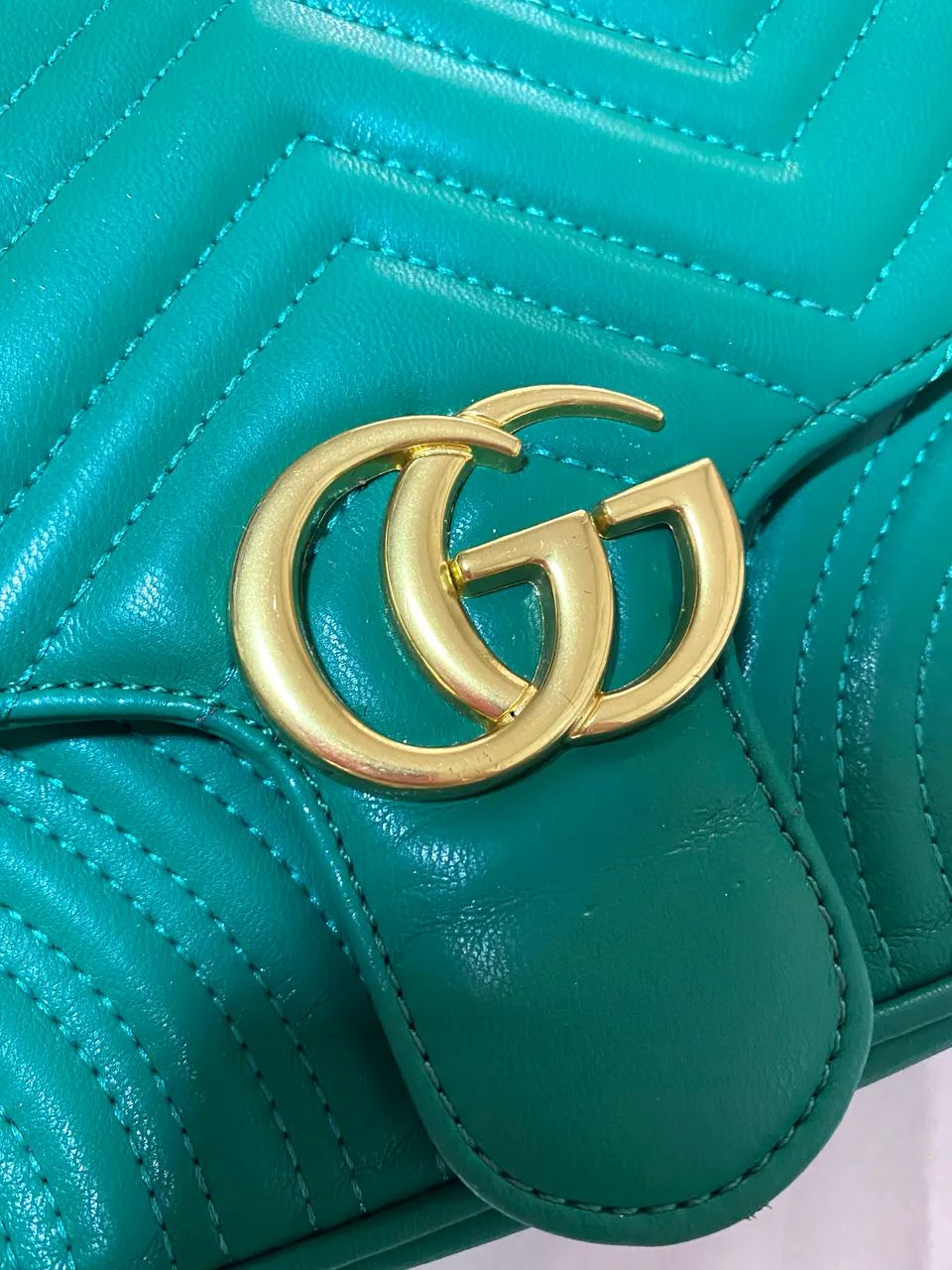 Bolsa verde Marmont Gucci - Foto 3