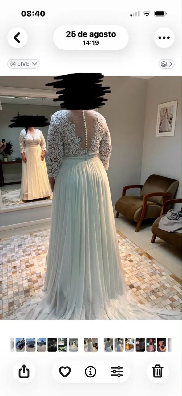 Vestido de noiva  - Foto 3