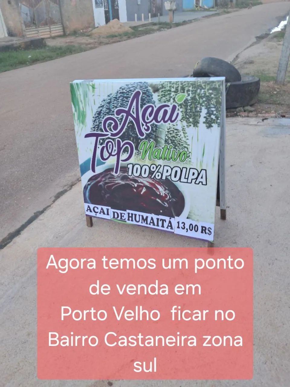 Açaí nativo puro natural 