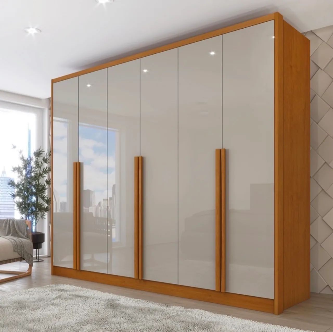 Guarda-Roupa Majestic Line 2,74 m MDF