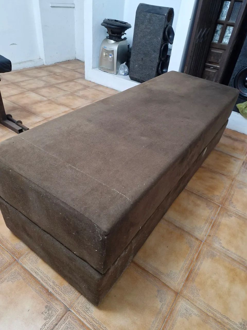 Sofá, Banco acolchoado