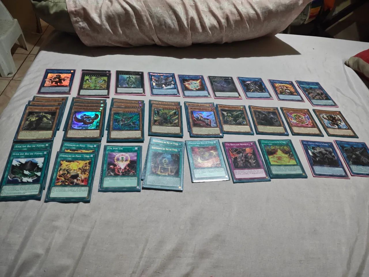 Deck yu gi oh! Fire king / tri brigade - Foto 2