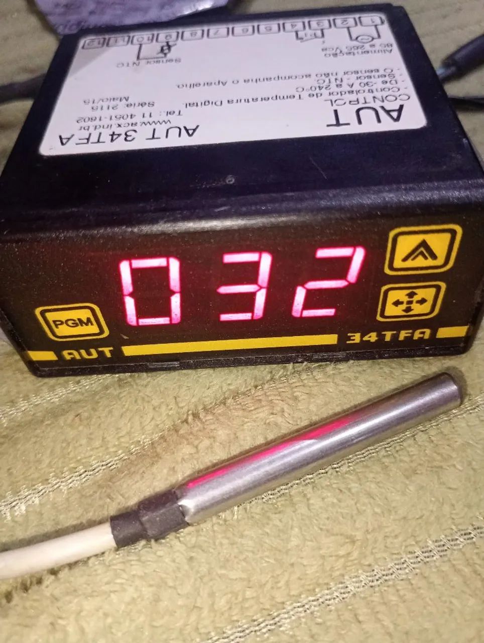 Controlador de temperatura digital AUT 34TFA - Foto 2