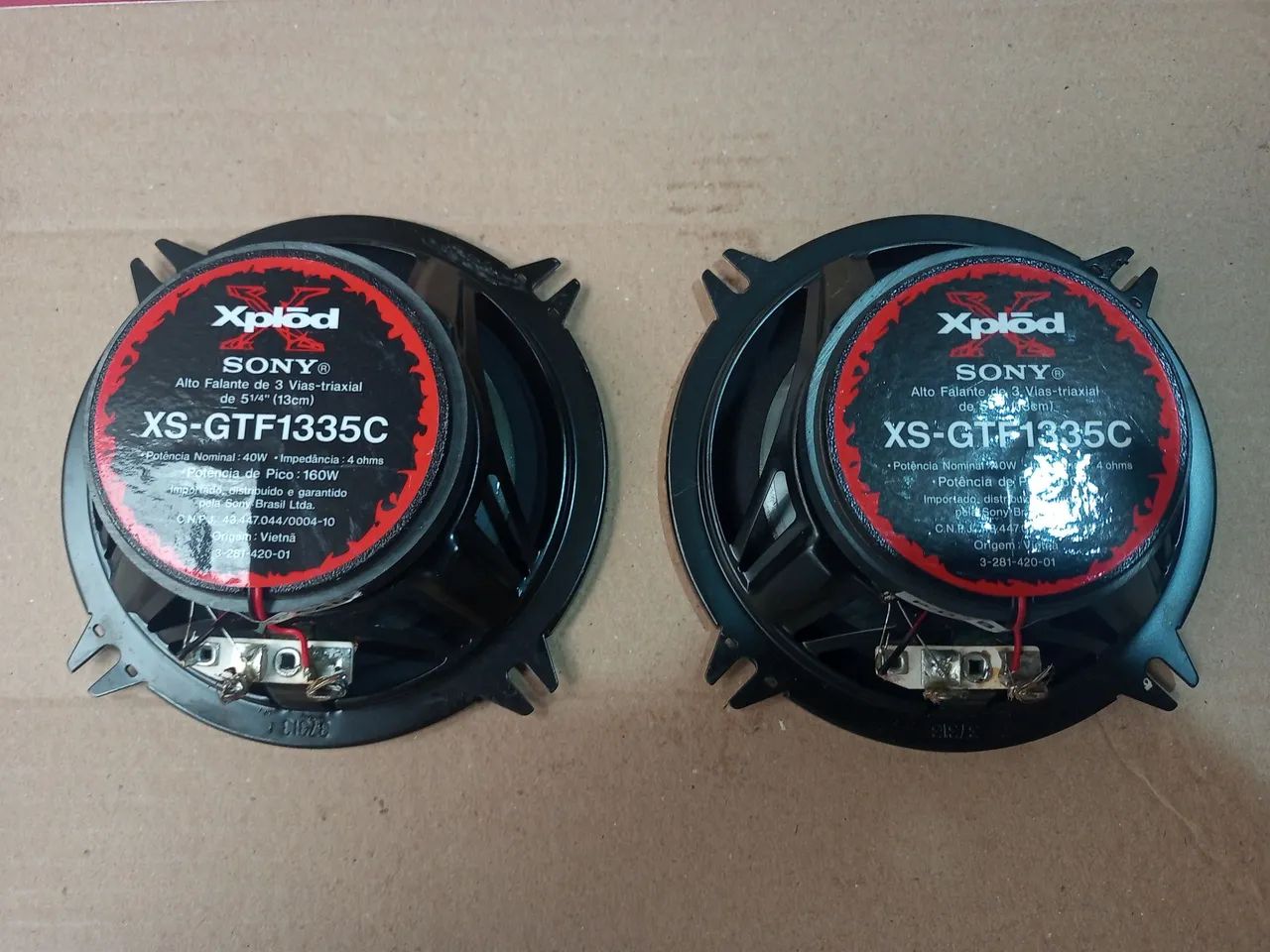 Par falantes Sony xplod triaxial 6 polegadas usado  - Foto 2