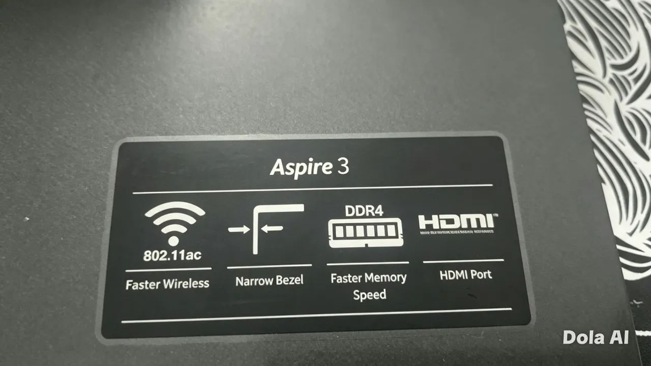 notebook acer aspire com tela 15,6 com 4 de memória RAM, SSD 1TB de  - Foto 3