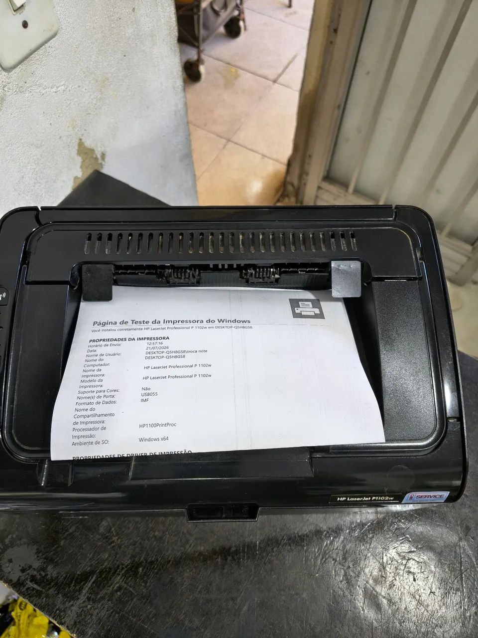 Impressora a laser Hp com wi-fi  - Foto 4