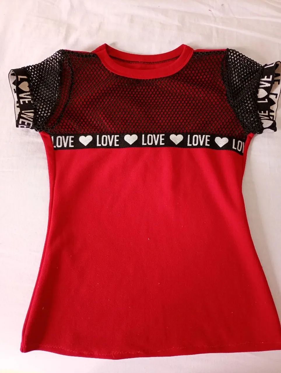Camiseta Love Vermelha