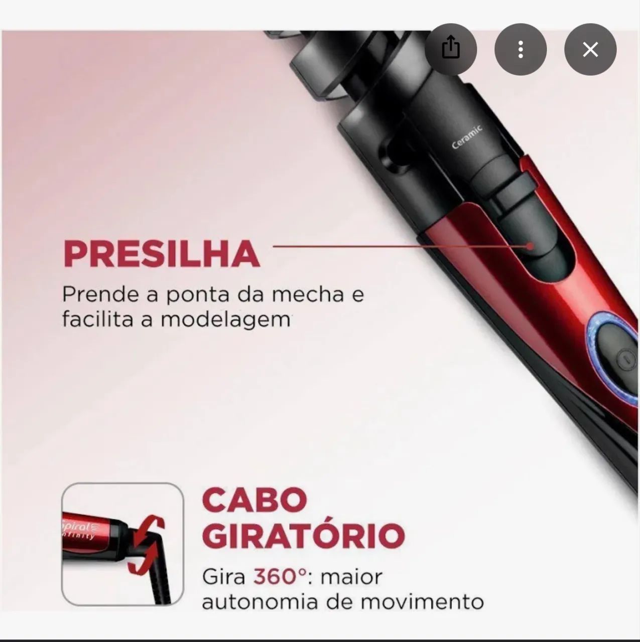 Modelador de cachos  - Foto 2