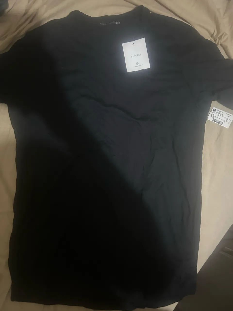 camiseta manga curta, em algodão peruano, Nova.
