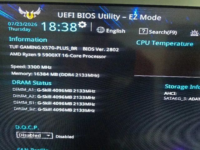 Processador AMD Ryzen 9 5900XT, 16-Core, 32-Threads, 3.3GHz (4.8