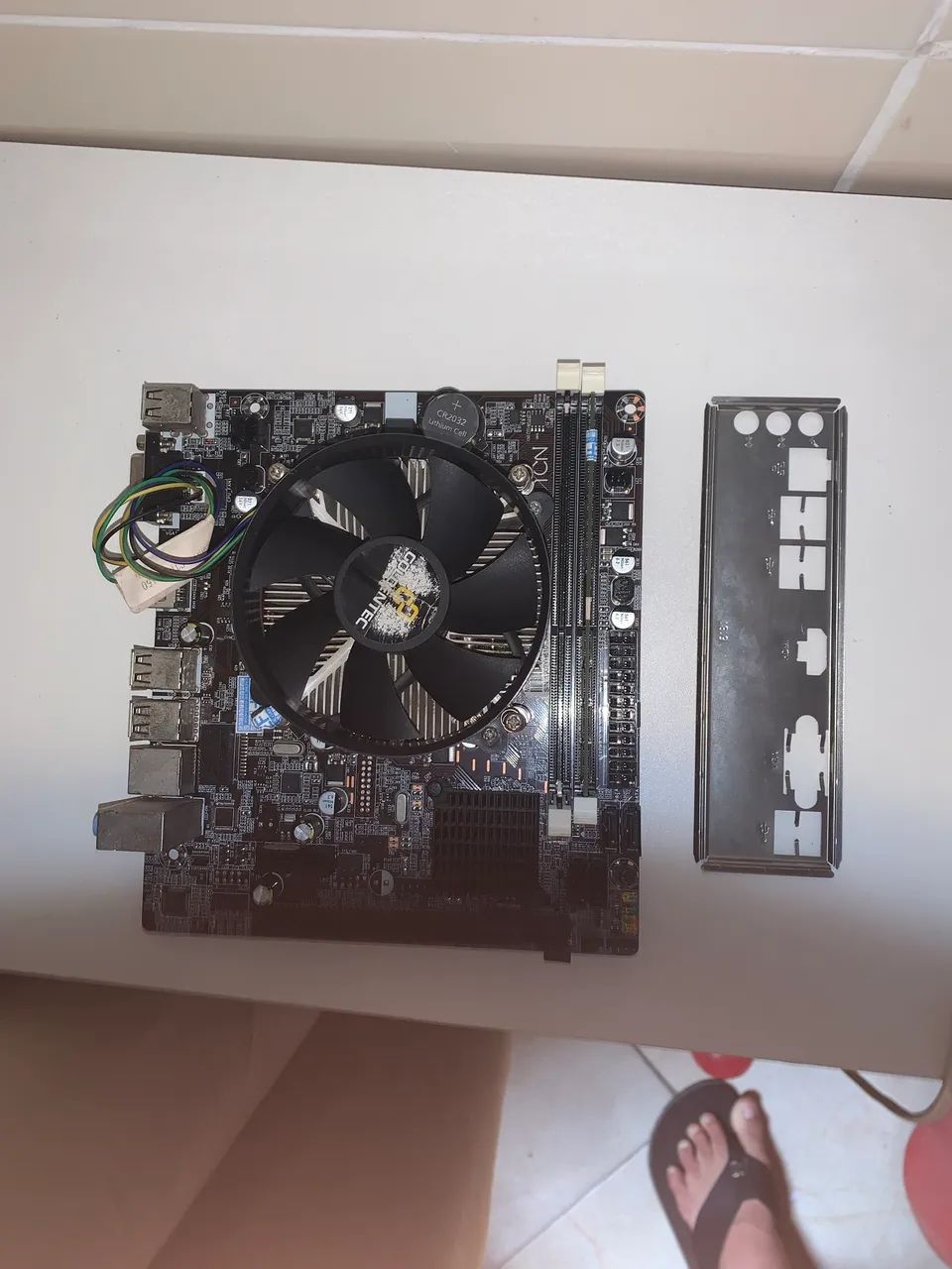 Kit h61 + I3 2400 + cooler e espelho