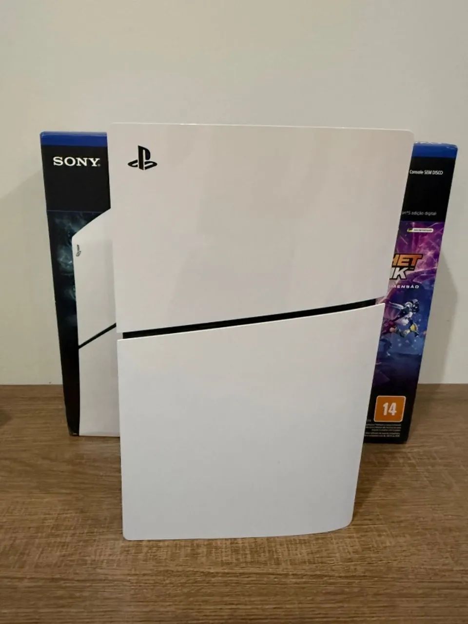 Ps5 slim 1tb com caixa e nota  - Foto 3