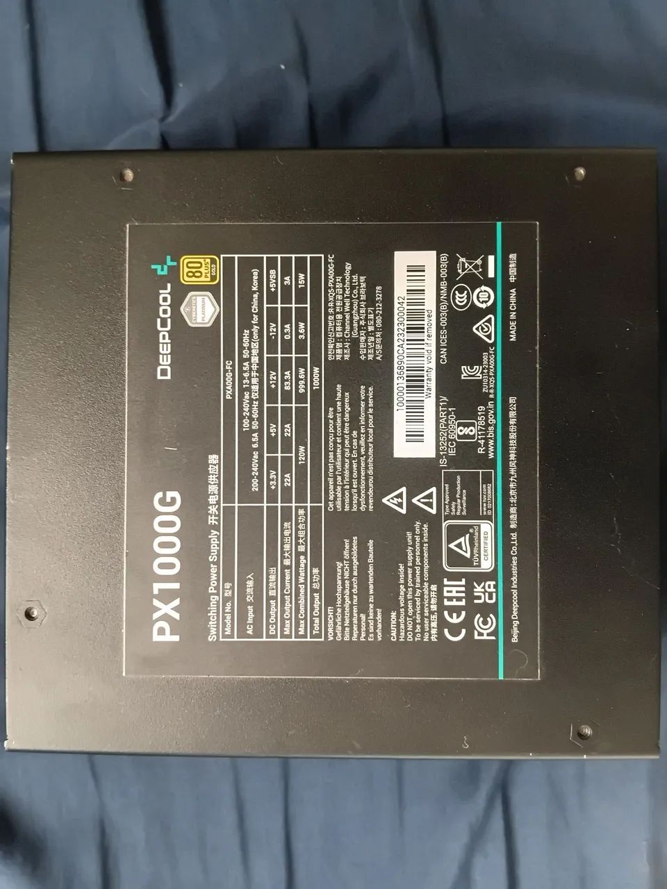 Fonte DeepCool PX1000G 1000W 80 Plus Gold  - Foto 4