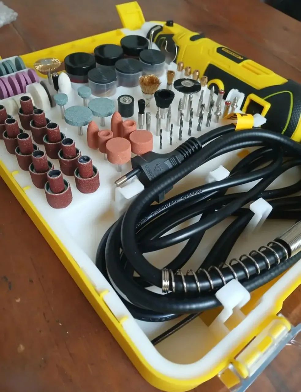 Micro retifica com kit 191 acessórios 750W NOVO pronta entrega  - Foto 2