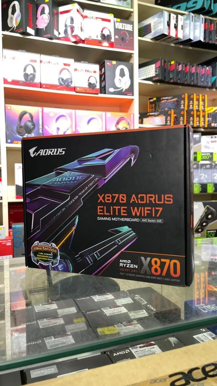 Placa Mãe Gigabyte X870 AORUS ELITE WIFI7 - Nova | KLS Informática