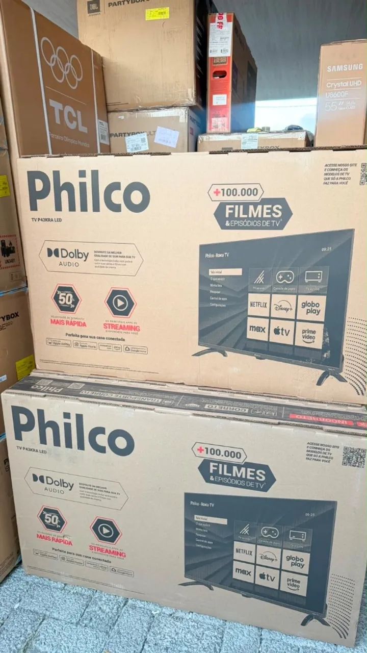 Smart TV 43 Polegadas | Lacrada | Nota Fiscal 
