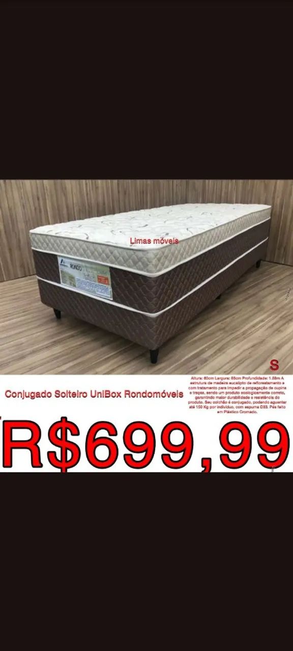 Cama Box Solteiro Rondomóveis