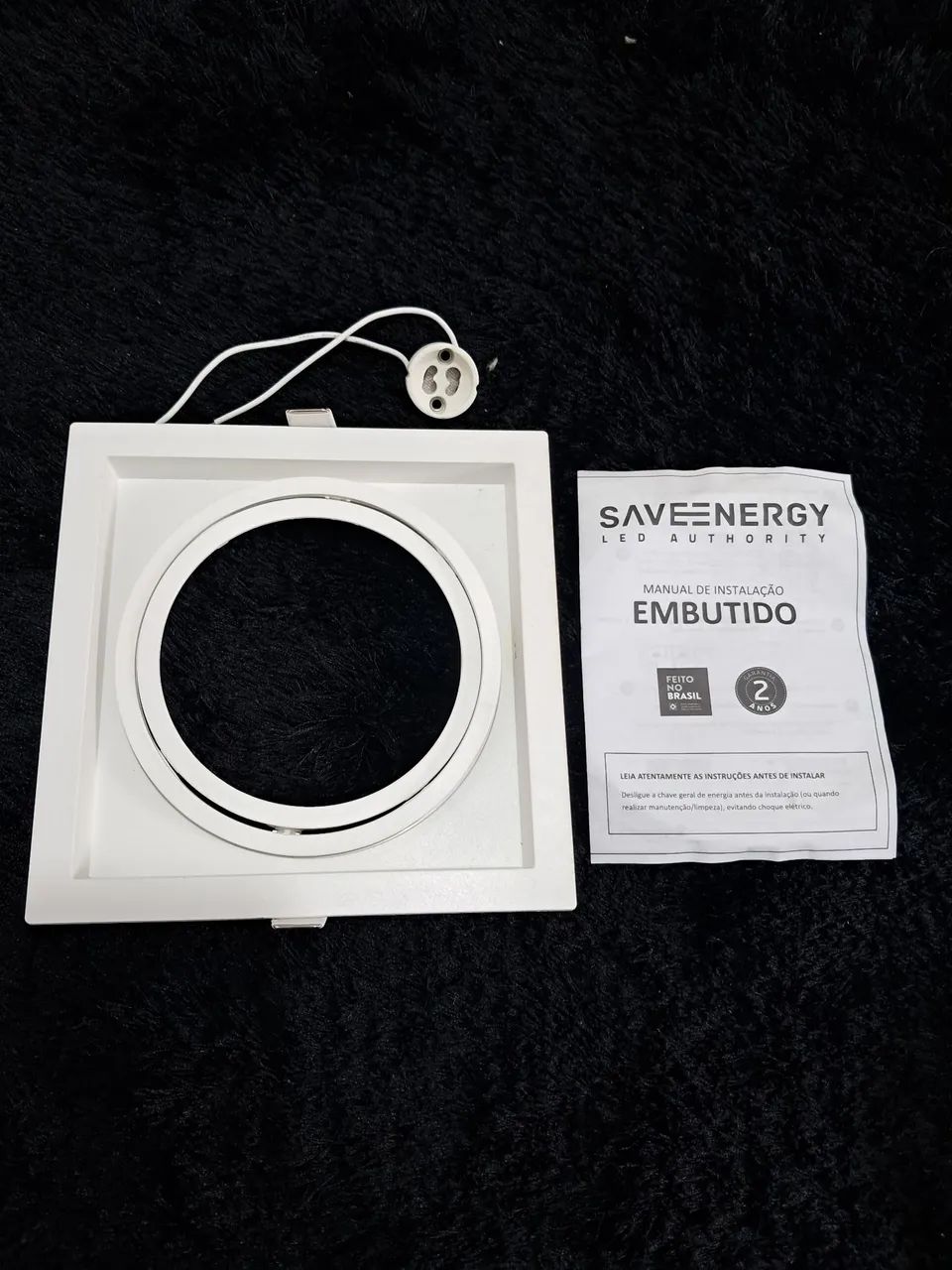 Kit dois Spot AR111 Embutido Iluminação Recuado com Foco Orientável - Foto 4