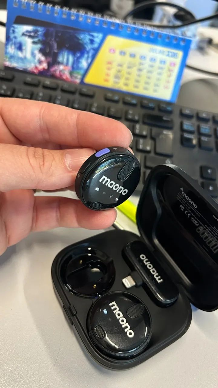 MICROFONE LAPELA PARA GRAVAÇÕES DE VÍDEOS E MÚSICAS - Foto 2
