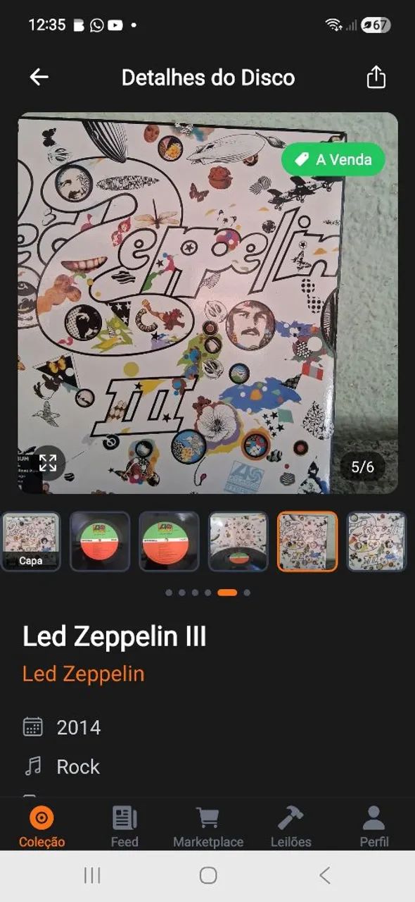 Led Zeppelin III. Alemão 2014. Novo. - CDs, DVDs etc - Mosela