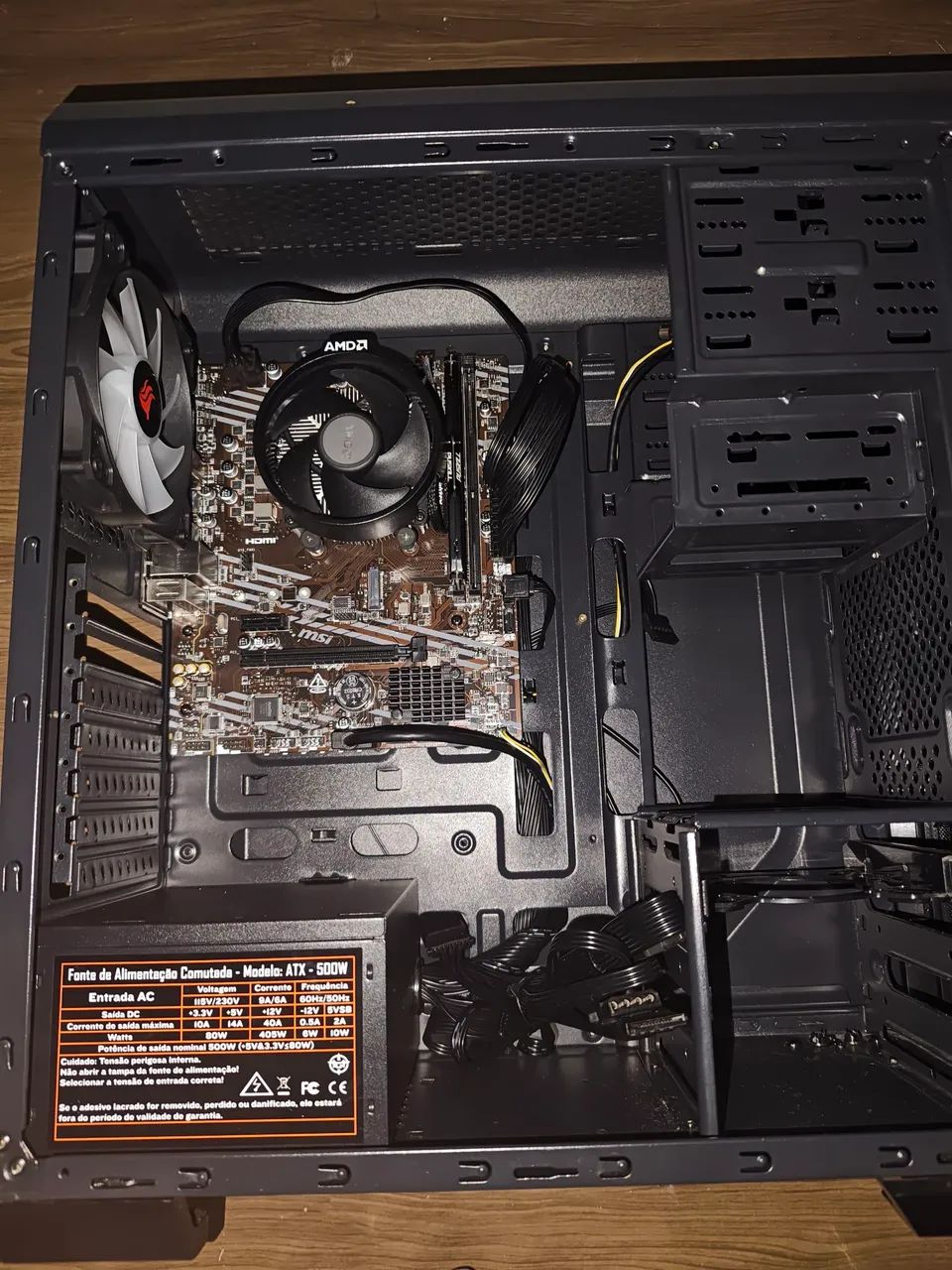 Pc Ryzen 5600G - A520m - 8Gb - SSD 128Gb - Foto 3