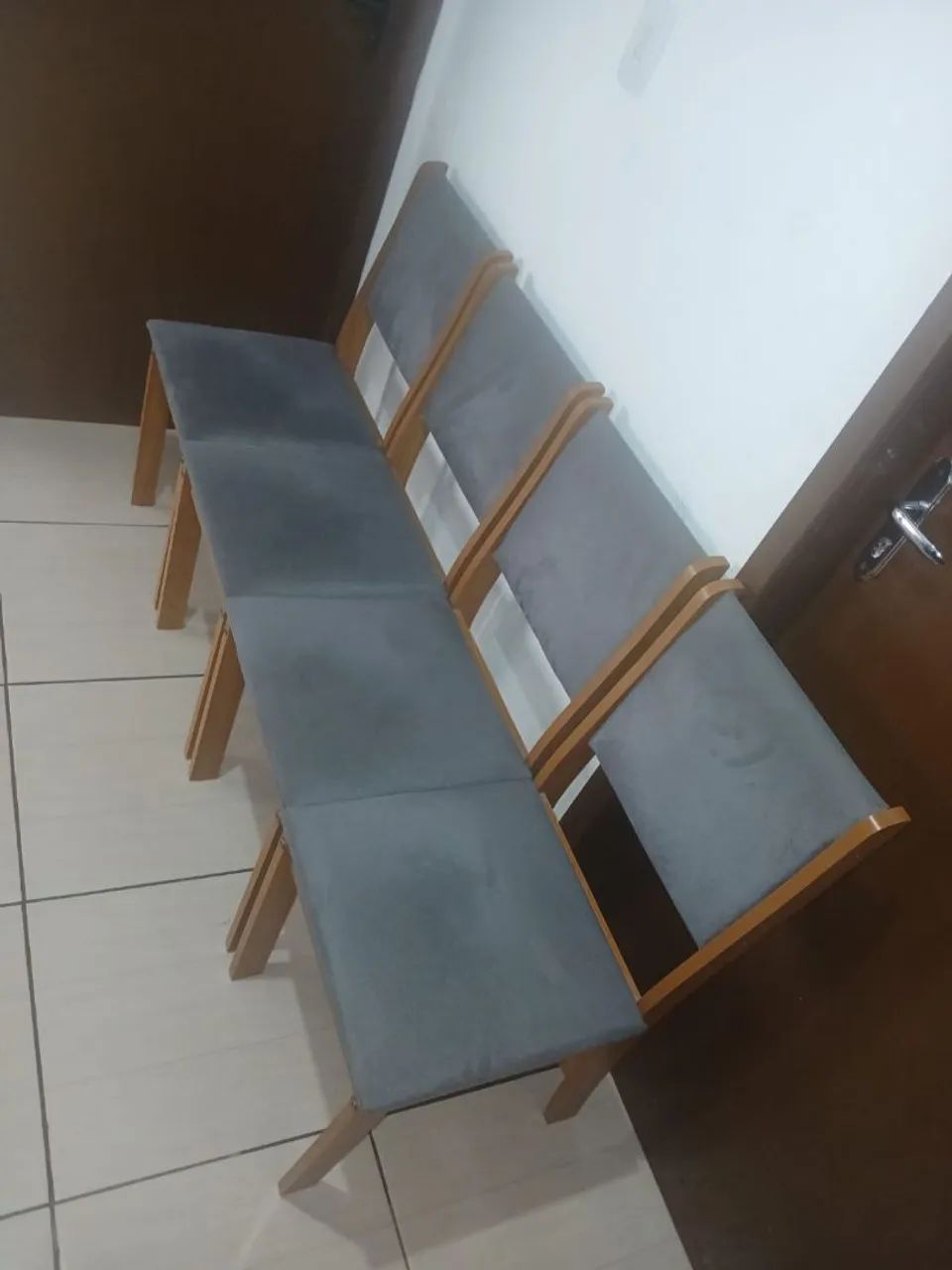 Cadeiras em MDF Semi Novas  - Foto 2